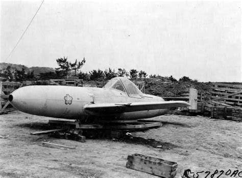 Kamikaze aircraft Yokosuka MXY7 Ohka Okinawa | World War Photos