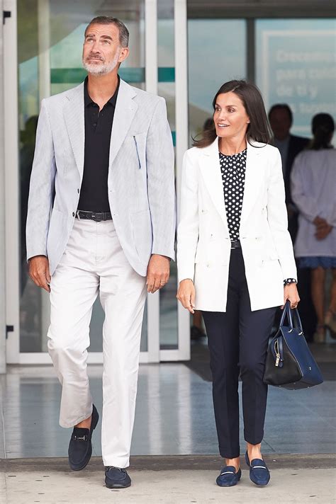 King Felipe VI and Queen Letizia of Spain Do His-and-Hers Suits | Vogue