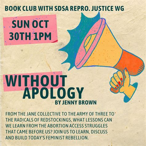 Without Apology Ch. 1&2 - Book Club With Reproductive Justice Working Group - Seattle Democratic ...