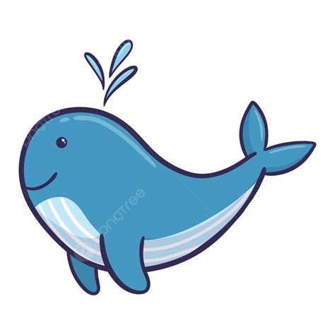 Cartoon Whale In The Ocean, Whale, Ocean, Animal PNG Transparent Clipart Image and PSD File for ...