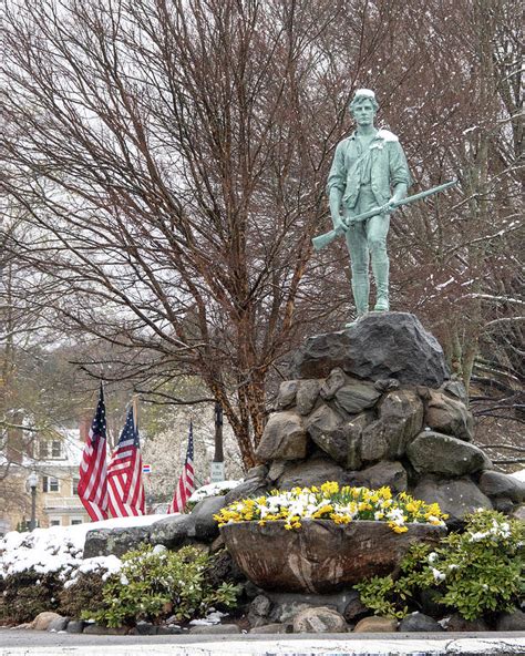 Lexington Statue Photograph by Sally Cooper