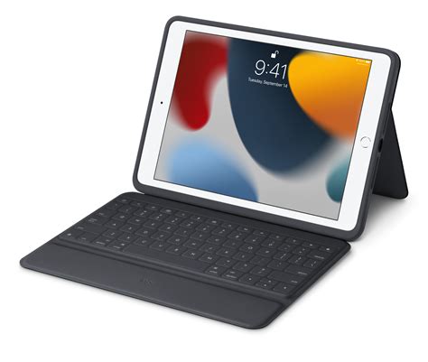 Etui Logitech Rugged Folio z klawiaturą do iPada (9. generacji) - Apple ...