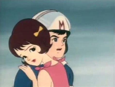 Speed Racer and Trixie :) | Speed racer cartoon, Old cartoon movies, Speed racer
