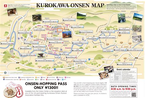 Onsen Map In Japan