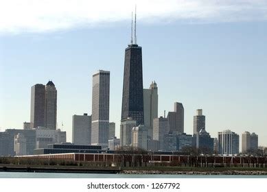 Chicago Skyline Lake Michigan Stock Photo 1267792 | Shutterstock