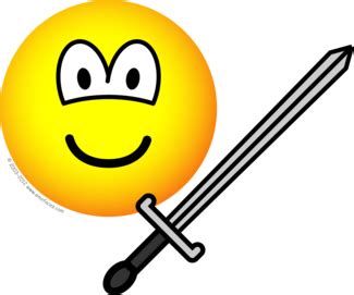 Sword fighter emoticon : Emoticons @ emofaces.com
