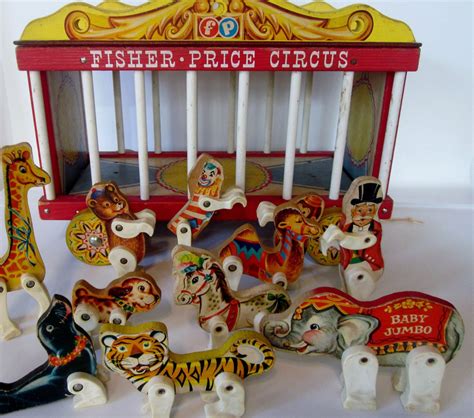 SALE 25 OFF Vintage Fisher Price Wooden Circus by BusyGirlVintage. , via Etsy. | Vintage fisher ...