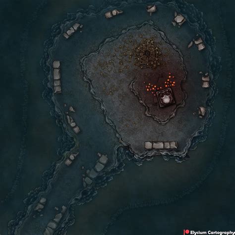 Forgotten Grotto [25x25] [Battlemap] : r/FantasyMaps