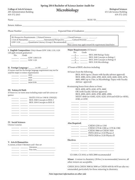 Degree Audit Bowling Green State University - Fill Out and Sign Printable PDF Template ...