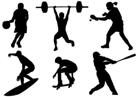 Free Vector Sport Silhouettes | Download Free Vector Art | Free-Vectors