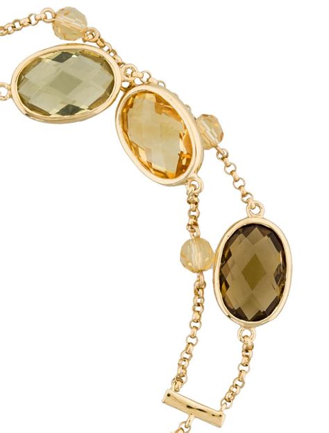 Citrine & Quartz Bracelet - Bracelets - FJB20077 | The RealReal