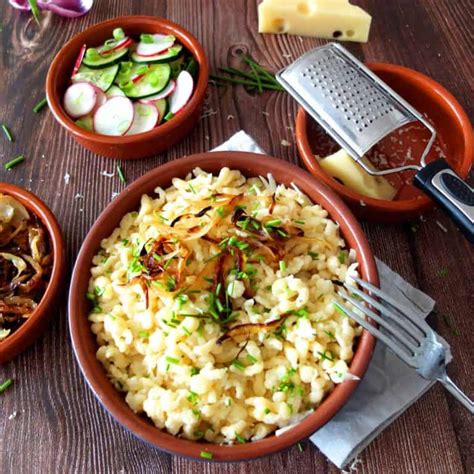 Käsespätzle - Cheese spaetzle with caramelized onions - My Dinner