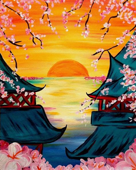 Easy Japanese Paintings