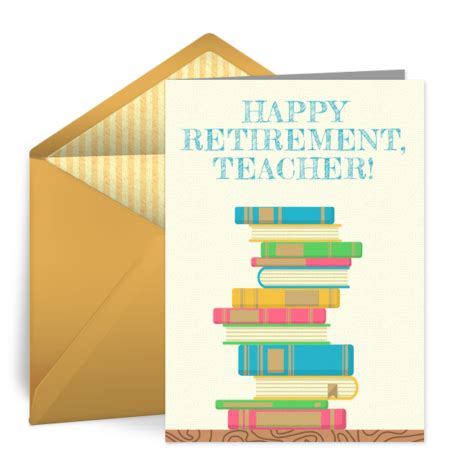 Teacher Retirement | Free Retirement eCard, Greeting Card, Retirement Card | Punchbowl