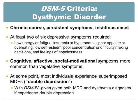 How Persistent Depressive Disorder (DSM-5) Can Affect Your Life ...