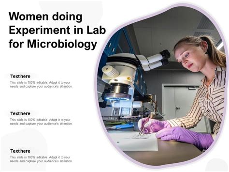 Women Doing Experiment In Lab For Microbiology | Presentation Graphics ...