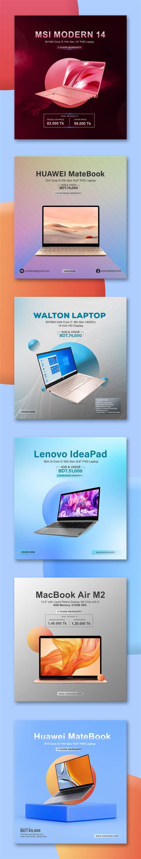 Social Media design / Laptop Ads on Behance