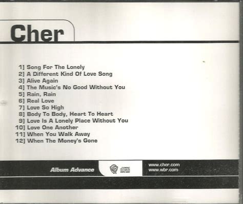 Cher – Living Proof (2001, CD) - Discogs