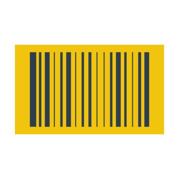 Yellow Barcode Icon PNG Images, Vectors Free Download - Pngtree