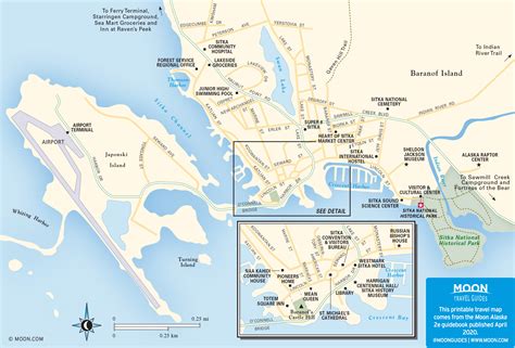 Sitka Alaska Cruise Ship Port Map