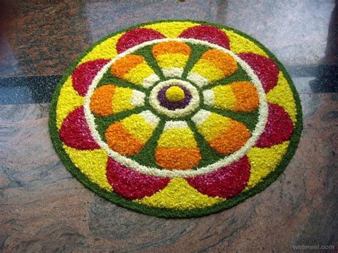 Onam Pookalam Designs 2021: Easy and Beautiful Rangoli Designs which you can make for Onam