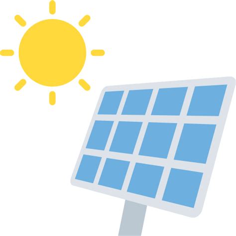 Solar panel Flat Color Flat icon