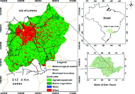 Location of the city of Limeira, in Brazil. | Download Scientific Diagram