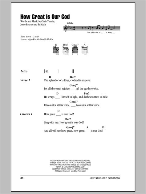 How Great Is Our God | Sheet Music Direct