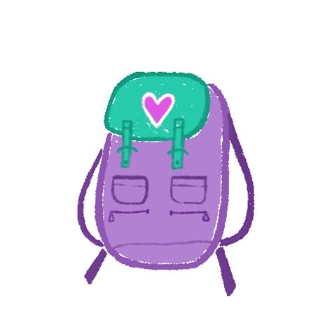 marjohiilivirta-illustrator camping hiking backpack backpacking Sticker