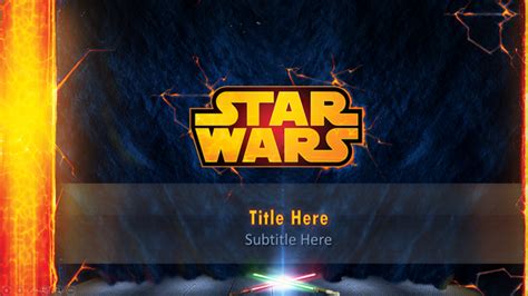 Star Wars PowerPoint Template on Behance