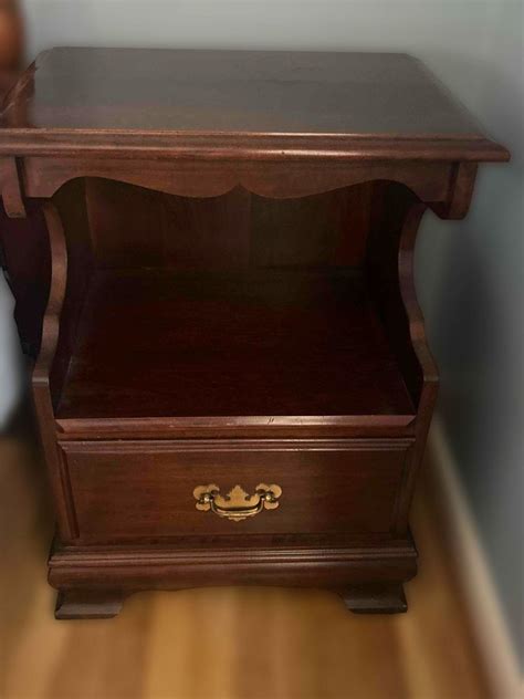 At Auction: Vintage Wooden Nightstands 2’ X 2’ X 3’