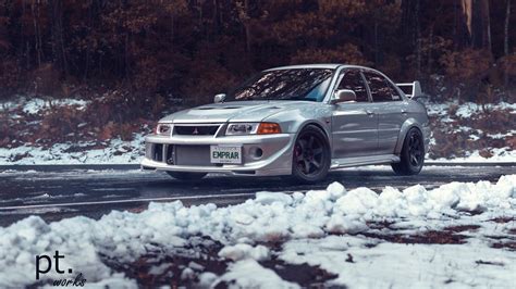 4K, lancer evolution x winter, Mitsubishi, Sky, HD Wallpaper | Rare Gallery