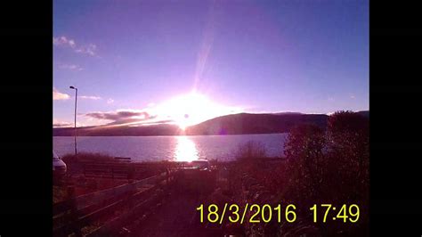 Time Lapse on Loch Long March 19th 2016 - YouTube