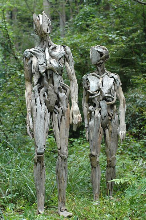 Haunting Driftwood Sculptures By Japanese Artist Nagato Iwasaki - Rusty ...