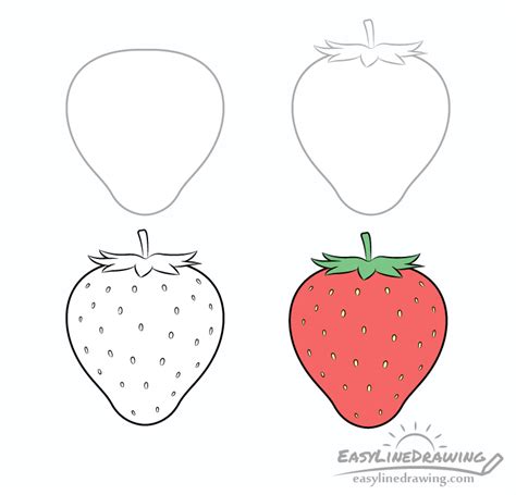 Strawberry Plant Drawing Easy ~ Thegraphicsfairy Strawberries Pflanzen Erdbeeren Graphicsfairy ...