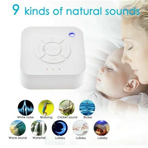 White Noise Therapy Sound Sleep Soothing Relax Machine Nature Sounds ...