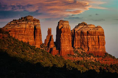 Cathedral Rock Sunrise - Sedona - Arizona Photograph by Stuart Litoff ...