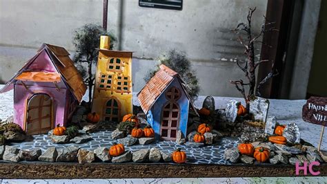 How to Quickly DIY Haunted Village for Halloween Decorations