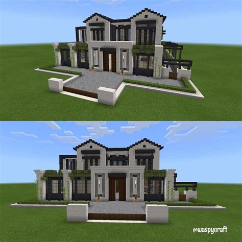 Modern farmhouse : r/Minecraftbuilds