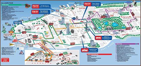 Hop On Hop Off Bus Nyc Map - map : Resume Examples #7qeYz4y28X