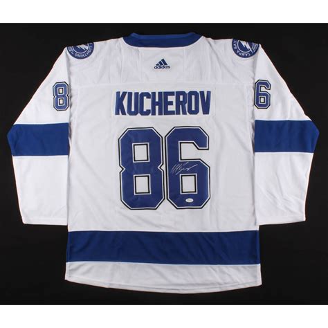 Nikita Kucherov Signed Tampa Bay Lightning Jersey (JSA COA) | Pristine ...