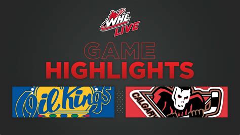 WHL Highlights: Oil Kings (2) at Hitmen (8) - December 28, 2022 - YouTube