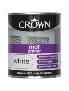 White - Mdf - Primer Undercoat | Crown Paints