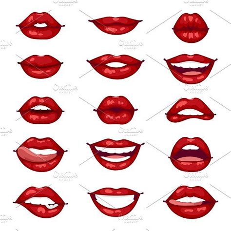 Female lips isolated vector | Lips drawing, Female lips, Lips illustration