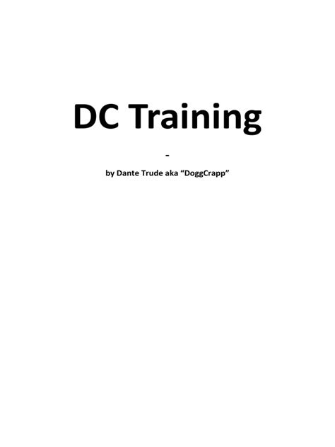 DC Training | PDF | Strength Training | Weight Training