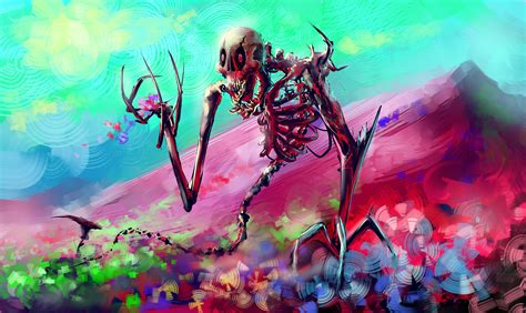 Skeleton painting HD wallpaper | Wallpaper Flare