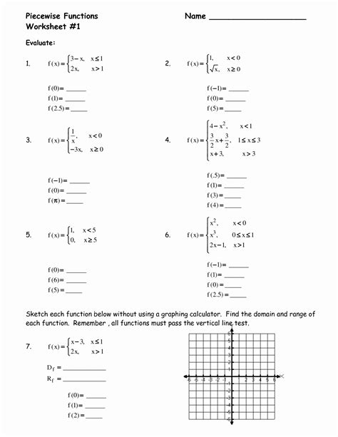 50 Algebra 1 Functions Worksheet – Chessmuseum Template Library