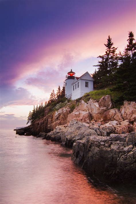 Bass Harbor Lighthouse Photograph by Mircea Costina Photography - Fine Art America