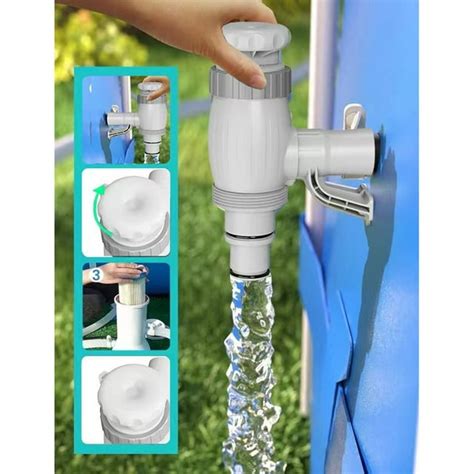 Clearance Above Ground Pool Hose Adapter With Plunger And Pipe 2-in-1 Plunger - Walmart.com