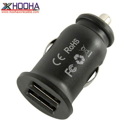 12V car charger with single/dual USB port